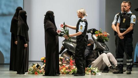 Models wear burqas at Copenhagen Fashion Week