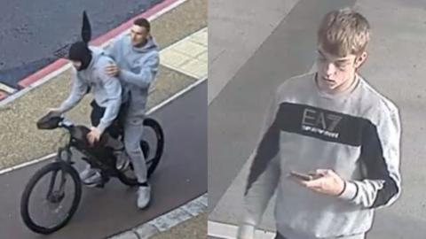 CCTV image of men police want to identify