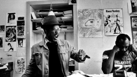 Linton Kwesi Johnson and Darcus Howe in 1979