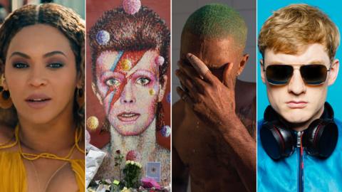 Beyonce, David Bowie, Frank Ocean and James Acaster