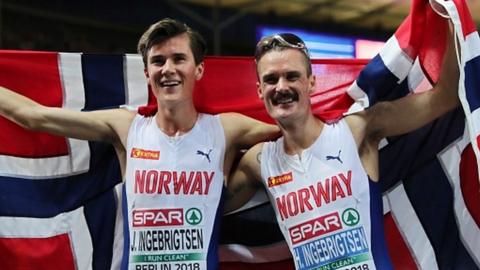 Jakob Ingebrigtsen and brother Henrik