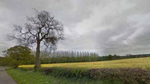 The land is situated off Brun Lane in Mackworth