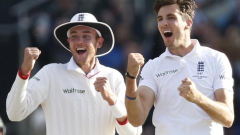 Stuart Broad and Steven Finn