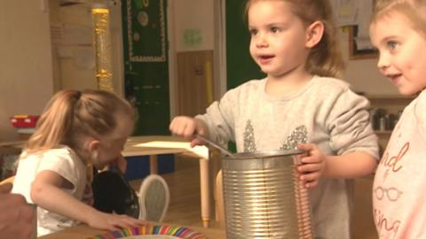 Children in nursery