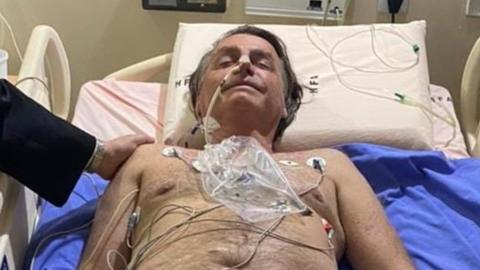 Jair Bolsonaro in hospital