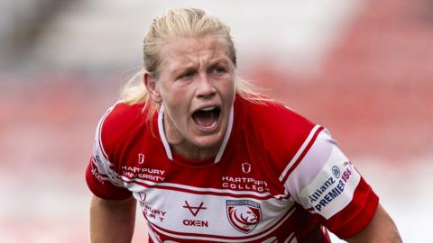 Alex Matthews in action for Gloucester-Hartpury