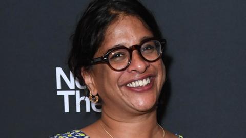 Indhu Rubasingham attends the press night after party for "The Father And The Assassin" at The National Theatre on September 14, 2023 in London