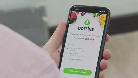 Bottles mobile app