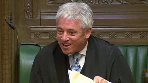 Energy minister Claire Perry has accused Speaker John Bercow of sexism and "demeaning" language after he told her to avoid "dilation" during a Commons session.