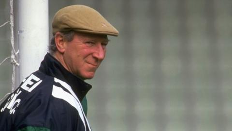 Jack Charlton during his time as Republic of Ireland manager