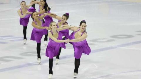 Synchronised Ice skating