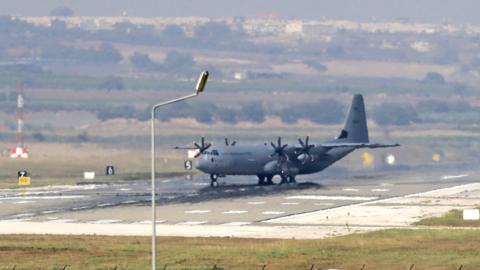 A Turkish Air Force C-130 Hercules (file pic)