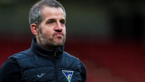 Dunfermline Athletic manager Stevie Crawford