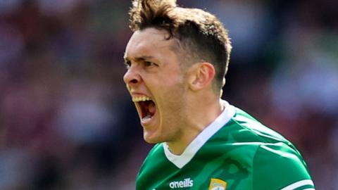 David Clifford celebrates scoring for Kerry