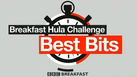 BBC Breakfast hula-hoop challenge best bits