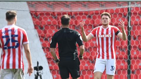 Harry Souttar was sent off late in the game