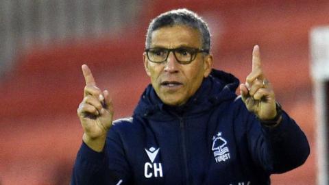 Nottingham Forest manager Chris Hughton