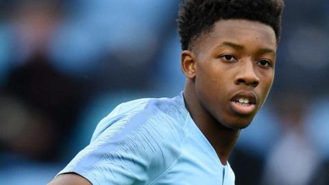 Former England Under-15s striker Keyendrah Simmonds has scored 23 goals in two seasons for Manchester City at Under-18 level