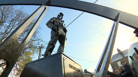 Langley Park mining memorial