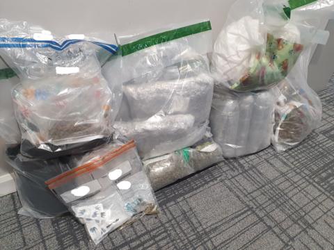 Class B drugs seized from houses and cars in Belfast