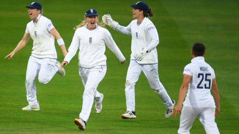 Issy Wong celebrates