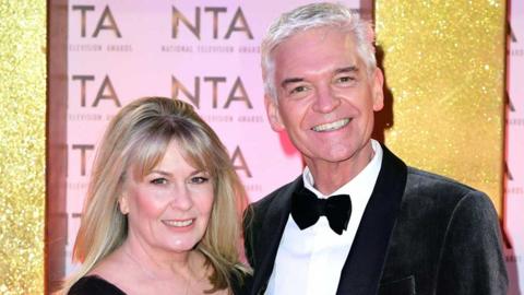 Phillip Schofield with Stephanie Lowe