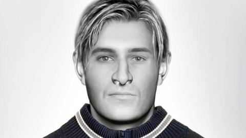 Reconstructed image of mystery man found dead near Balmore Golf Club