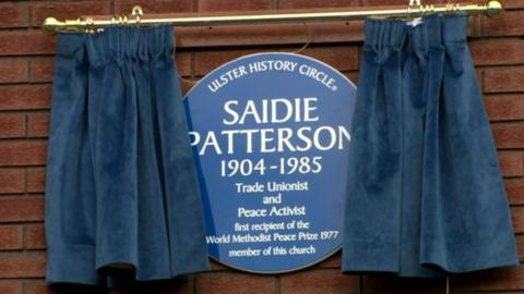 Saidie Patterson's Blue Plaque