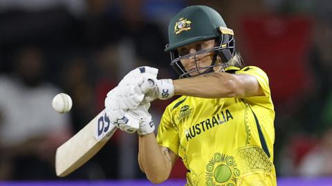 Ashleigh Gardner batting for Australia