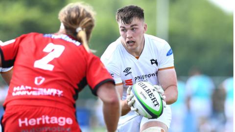 Ospreys' Will Hickey in action against Hartpury University