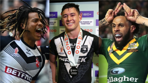 Dominic Young, Joseph Manu and Josh Addo-Carr