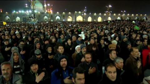 Qasem Soleimani mourners