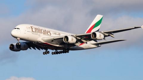 Emirates plane