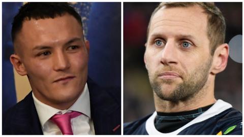 Josh Warrington and Rob Burrow