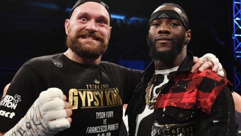 Tyson Fury and Deontay Wilder