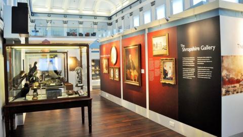 Exhibition at Shrewsbury Museum
