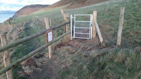 Photo of Wales Coast Path section between Wallog and Clarach in Ceredigion