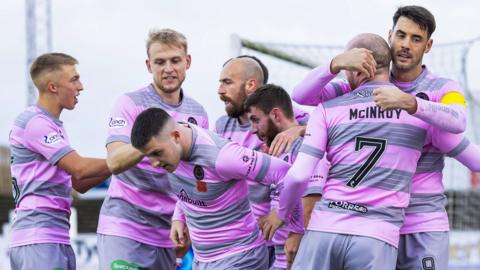 Partick Thistle celebrate