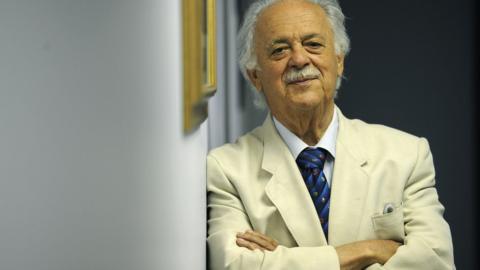 George Bizos pictured in his office on 26 January 2010 in Johannesburg