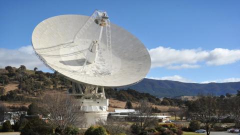 A dish at the Canberra Deep Space Communication Station