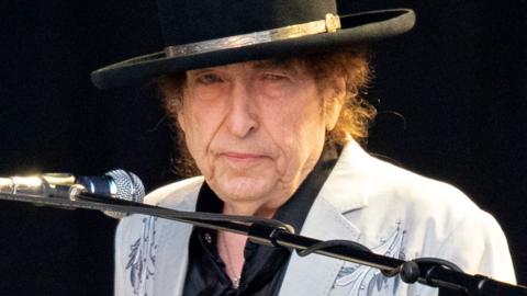 Bob Dylan performs on stage at Hyde Park in London on 12 July 2019