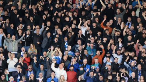 Barrow fans at Carlisle