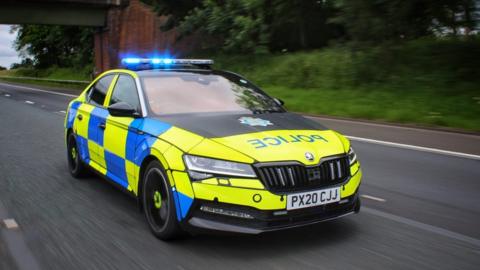 Library image of a Cumbria Police vehicle