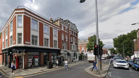 The junction of King's Road and Beaufort Street, Chelsea