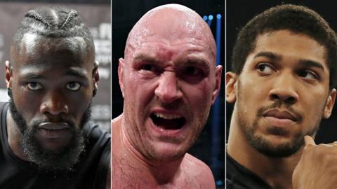 Deontay Wilder, Tyson Fury & Anthony Joshua