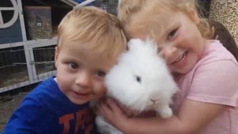 Jayden Lee Lucas and his sister Gracie Ann died in hospital after the crash