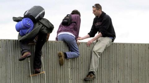 Jumping over the fence in 2000