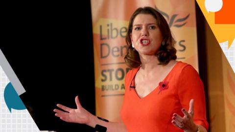 Liberal Democrat leader, Jo Swinson