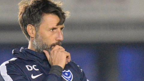 Portsmouth manager Danny Cowley