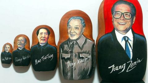 Jiang Zemin Matryshyoka dolls